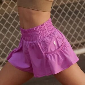 Free people magenta get your flirt on shorts size xs